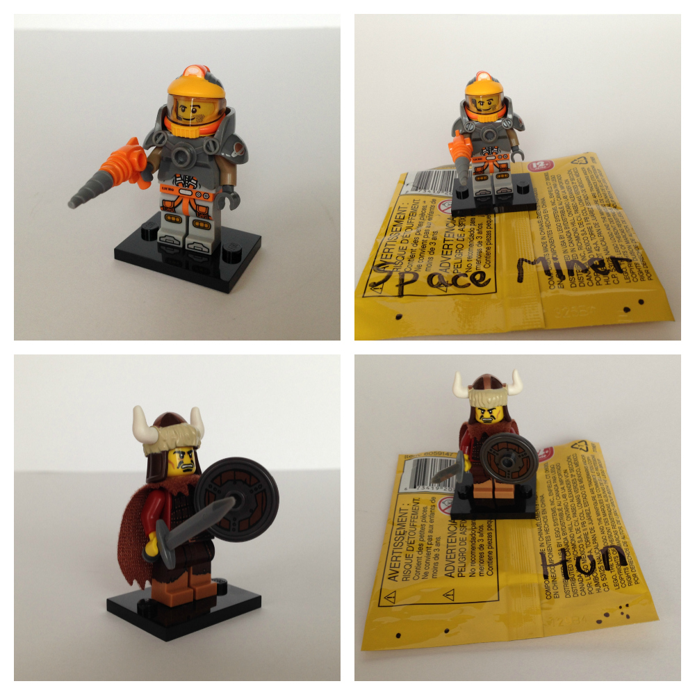 LEGO minifigure bump codes: 12 edition