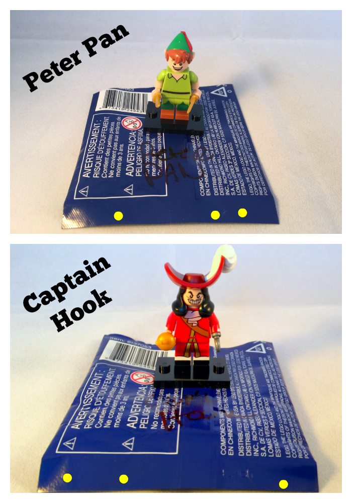LEGO Disney Minifigure Bump Codes: Mystery bags of fun!
